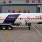 ZJW9400GDY TYPE 52.6m³ LNG transport semi-trailer