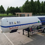 ZJW9405GDY 01 TYPE 26.8m³ Liquid oxygen transport semi-trailer