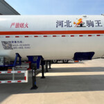 ZJW9400GDY TYPE 52.6m³ LNG transport semi-trailer