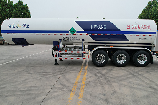 Liquid Argon transport semi trailer