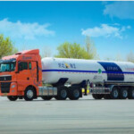ZJW9405GDY TYPE 26m³ Liquid oxygen transport semi-trailer